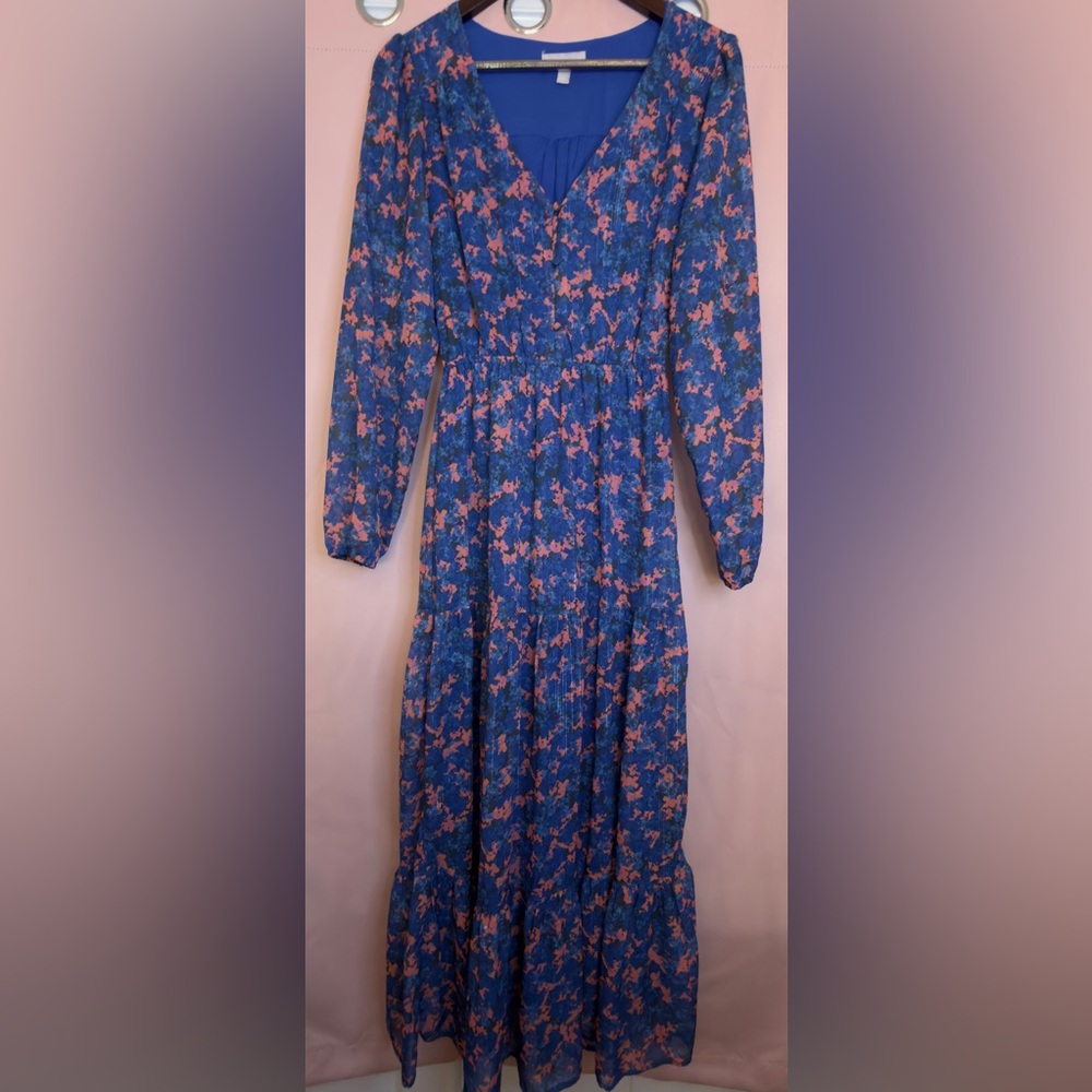 Long Sleeve Tiered Maxi Dress